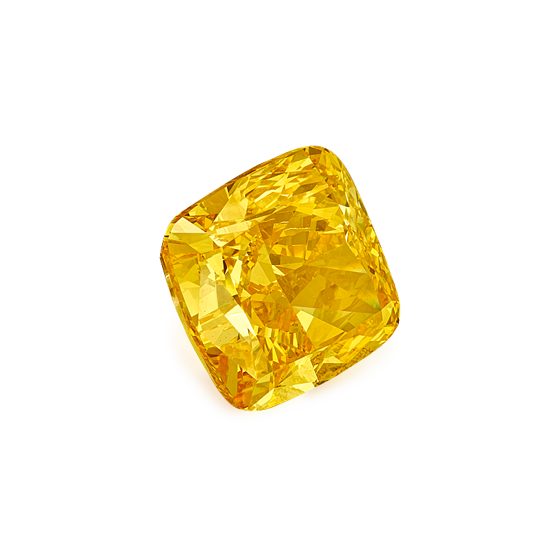 GIA 橘黃鑽裸石 3.07 克拉