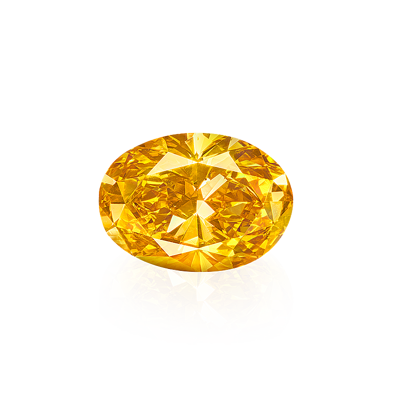 GIA 黃橘鑽裸石 1.43 克拉