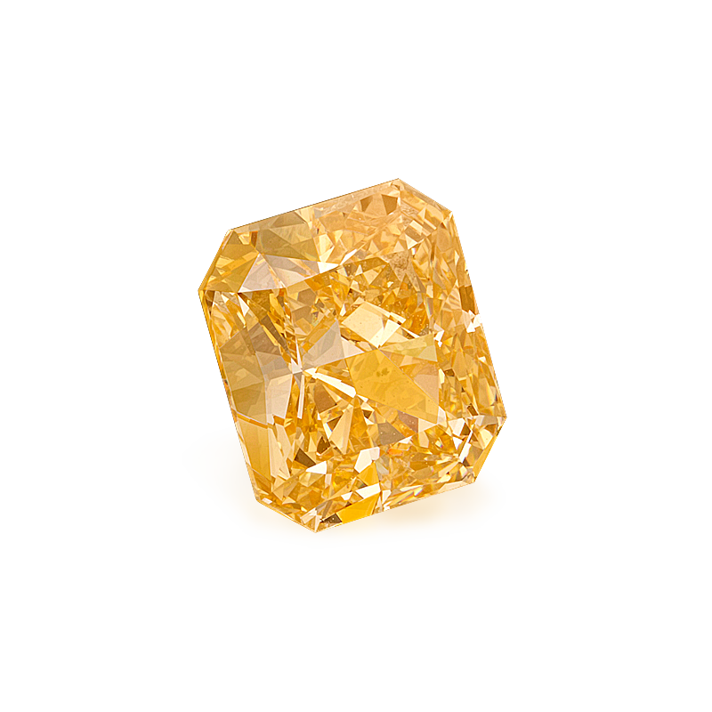 GIA 黃橘鑽裸石 2.03 克拉