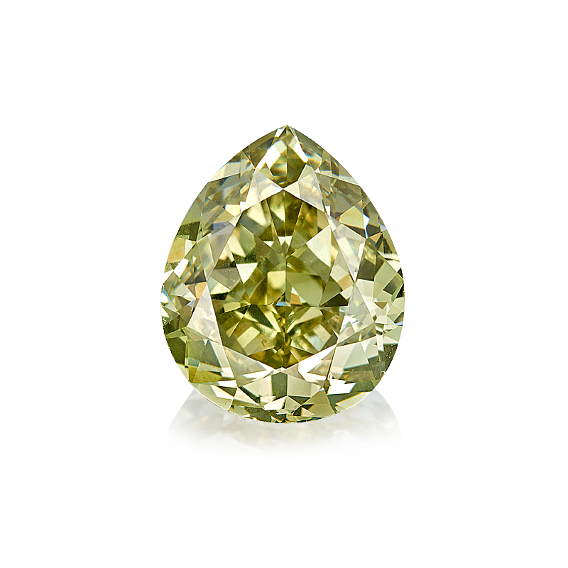 GIA 綠鑽裸石 3.28 克拉