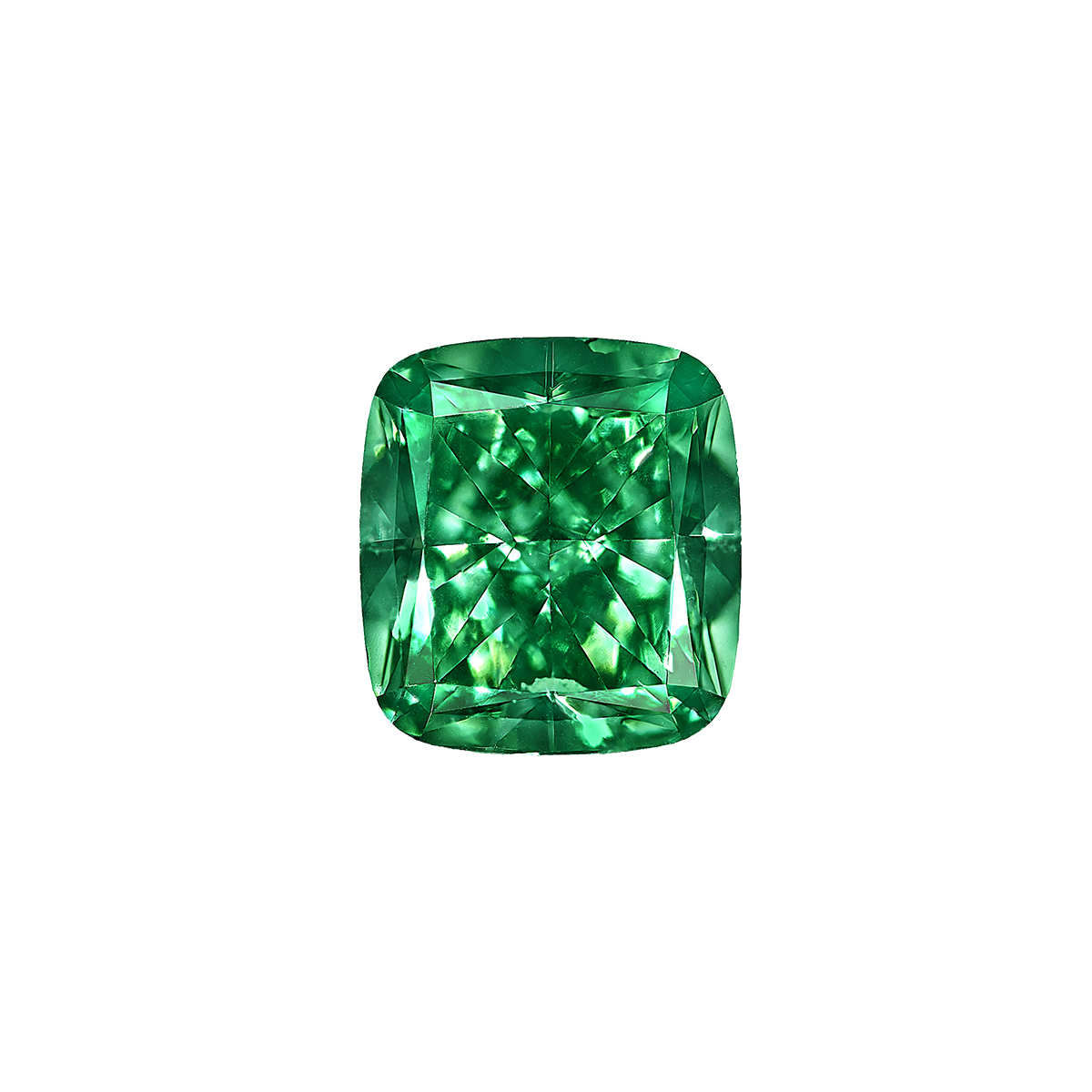 GIA 1.01 克拉 深彩綠鑽裸石
Unmounted Fancy Deep 
Green Colored Diamond