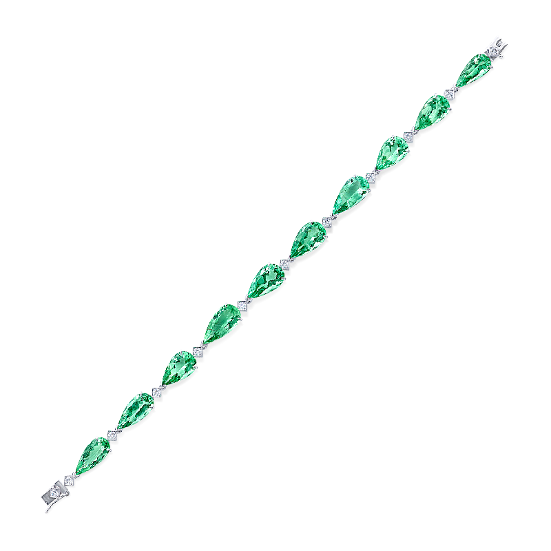 Paraiba 藍碧璽手鍊 20.23 克拉
