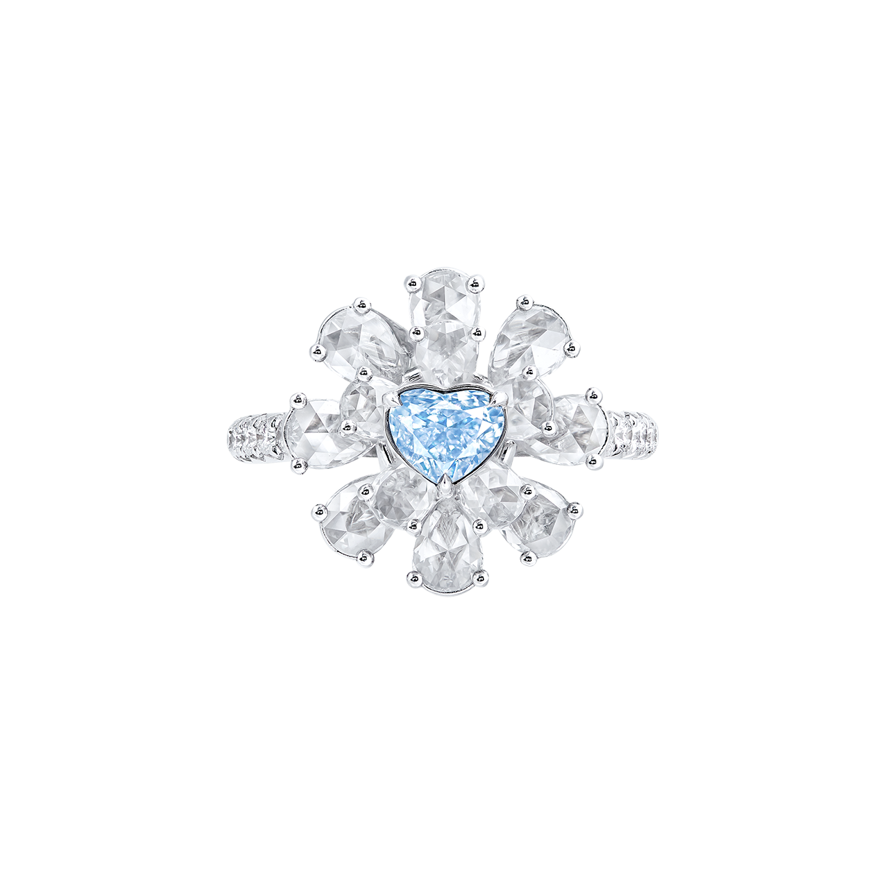 GIA 0.50克拉 淡彩灰藍彩鑽鑽戒
FANCY LIGHT GRAY-BLUE
DIAMOND AND DIAMOND RING