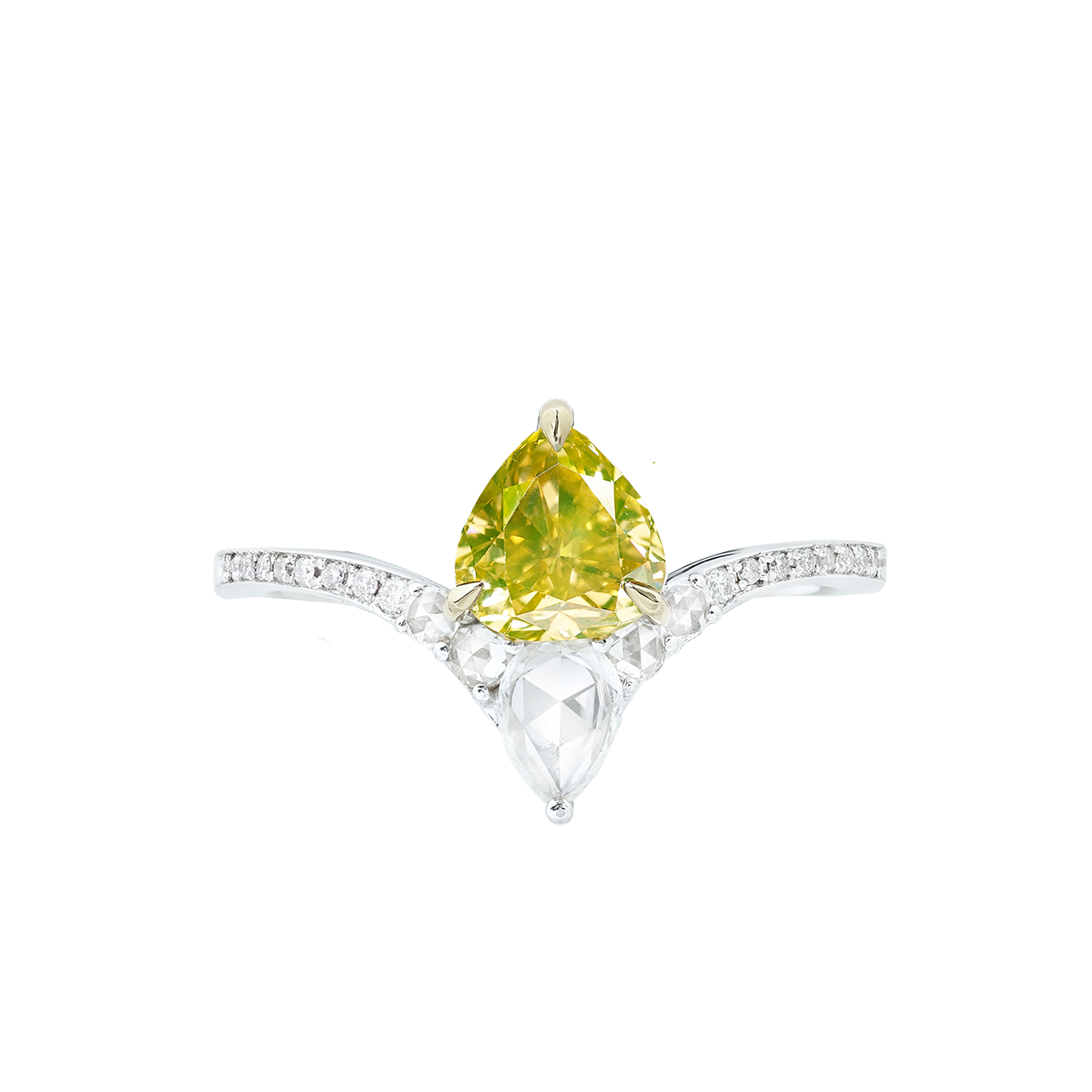 GIA 黃綠鑽裸石 0.79克拉