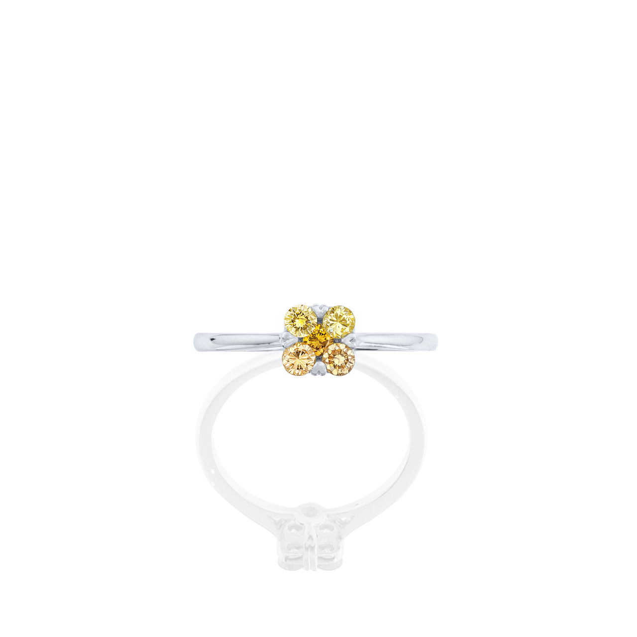 0.28 克拉 彩鑽鑽石線戒 Color Diamond Line Ring
