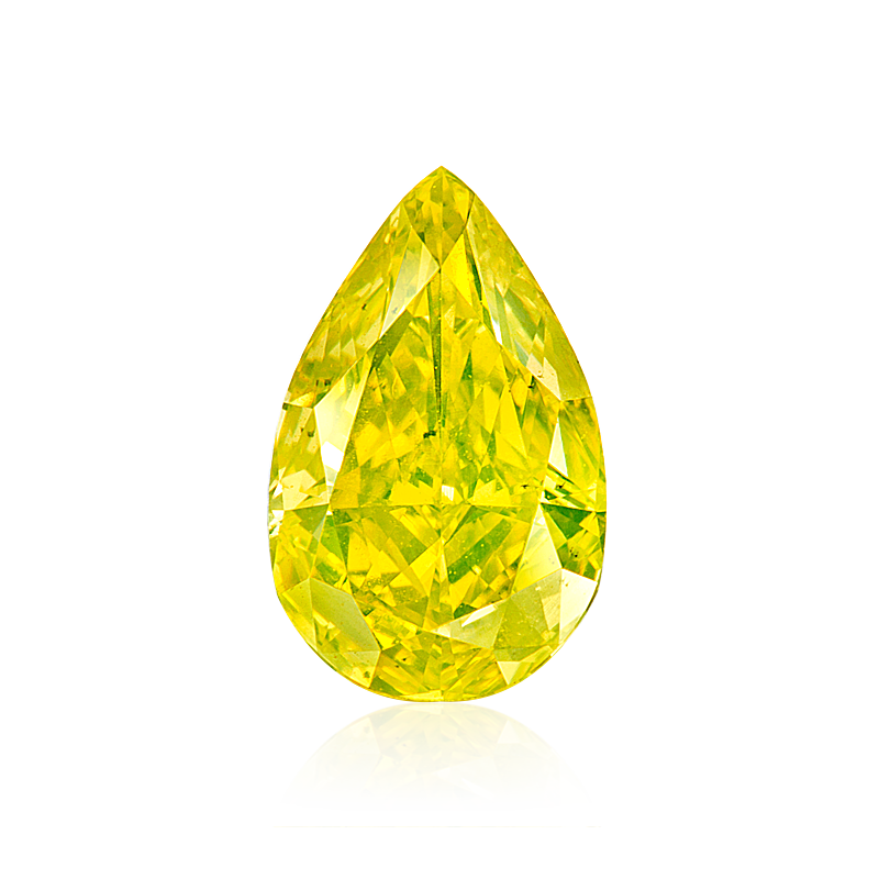 GIA 綠黃鑽裸石 0.75 克拉