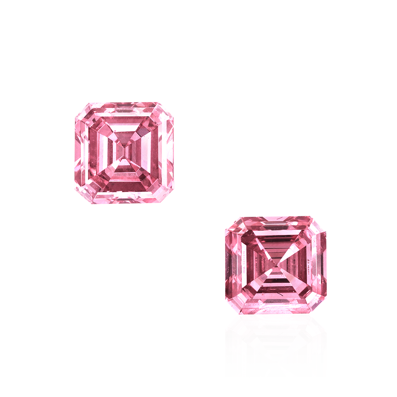 0.55克拉 0.54克拉 阿蓋爾粉鑽裸石
Unmounted Argyle Pink Colored Diamonds
