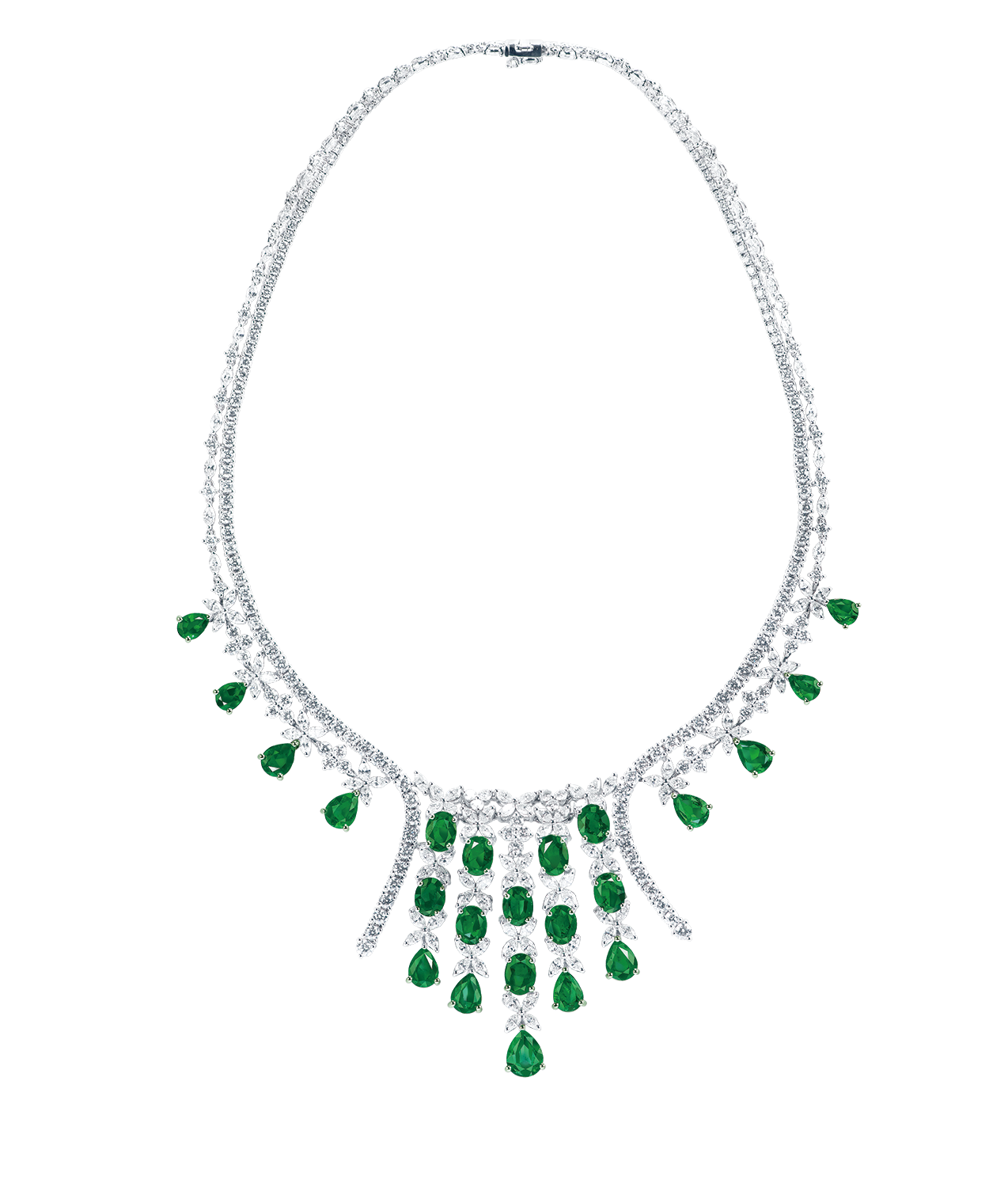 22.65克拉 祖母綠鑽石套鍊
Emerald and Diamond Necklace