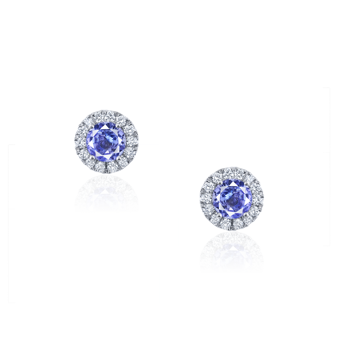 丹泉耳環 1.48 克拉 Tanzanite Earrings