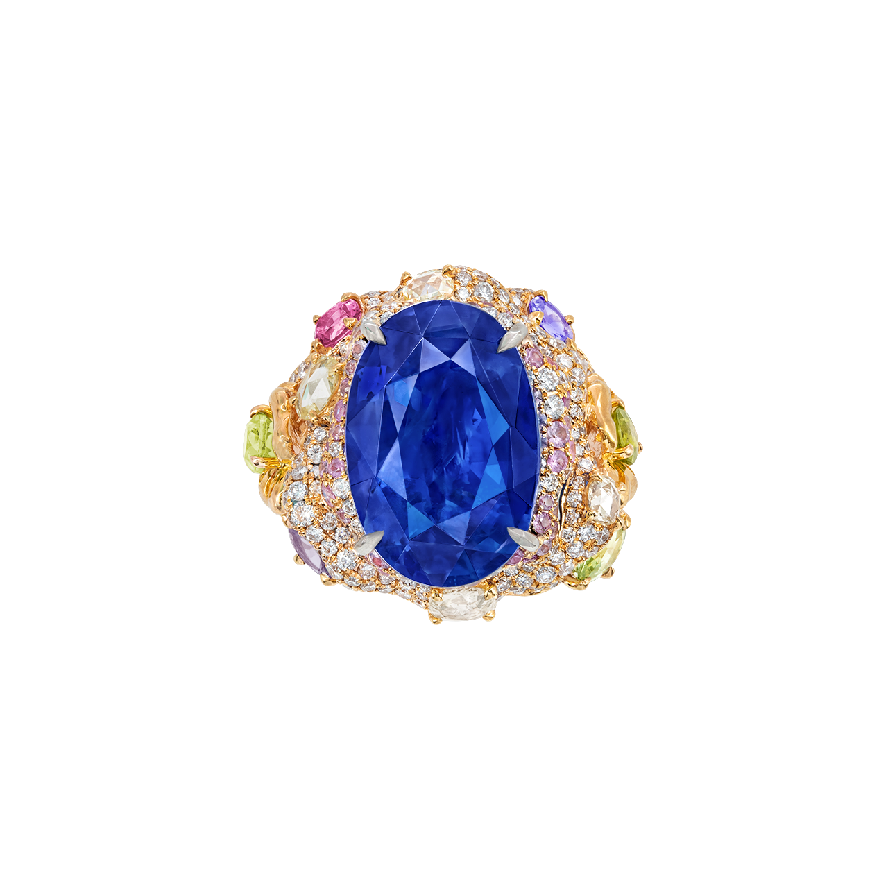 20.04克拉 斯里蘭卡天然無燒皇家藍藍寶鑽戒
SRI LANKA ROYAL BLUE SAPPHIRE 
AND DIAMOND RING