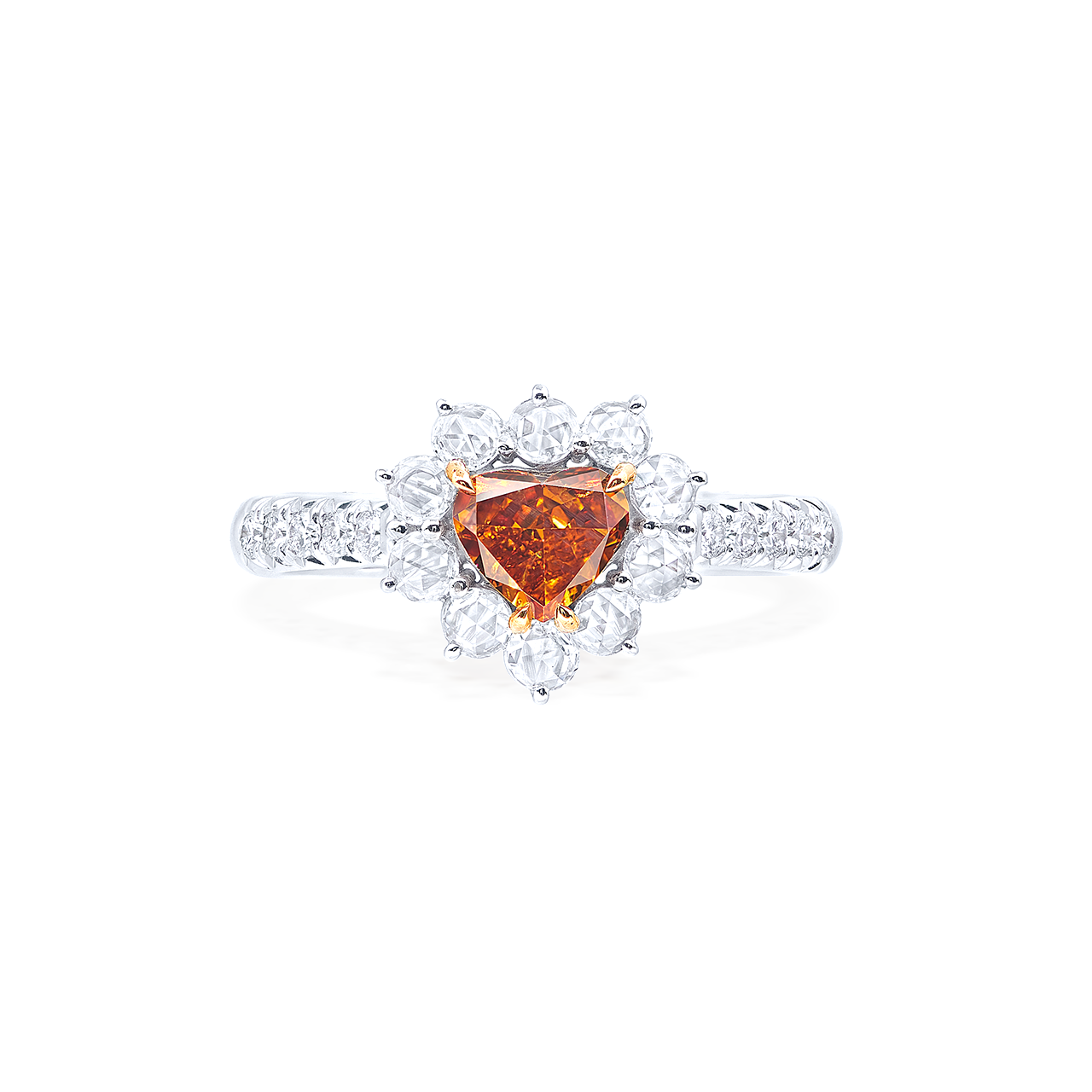 GIA 0.65克拉 深彩黃橘鑽戒
Fancy Deep Yellowish Orange Colored
Diamond Ring